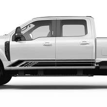 Rocker Panel Side Stripes Vinyl Decals Stickers Graphics 2 for Musclecar truck F-250 F-350 3