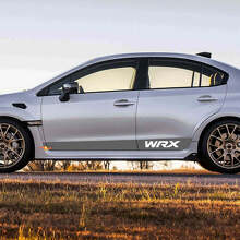 Pair Rocker Panel Side Skirt Vinyl Body Car Stripe Racing Vinyl Decal Sticker fit Suba WRX
 2