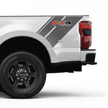 Ford FX4 Bed Side Stripes Decal Kit Vinyl Sticker Set Side Graphics
 2