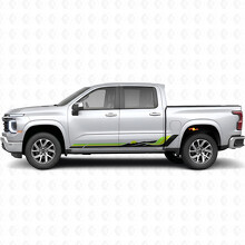 Retro Mountain Wave Door & Rocker Panel Vinyl Stripes for Chevrolet Silverado 1500 Next Generation 2027_3
