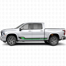 Retro Parallel Door & Rocker Panel Vinyl Stripes for Chevrolet Silverado 1500 Next Generation 2027_3
