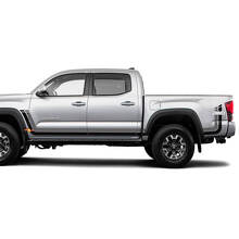 TRD 4WD Style Retro Side Stripes Vinyl Decal Kit for Toyota Tacoma_3