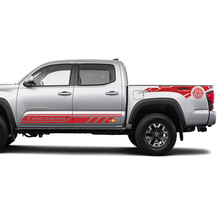Tacoma 4x4 off road Rear BedSide Rocker Panel Stripes Vinyl Decal Sticker for Toyota Tacoma
 3