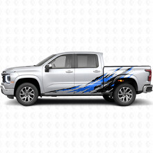 Distressed Splash Door & Bedside Vinyl Stripes for Chevrolet Silverado 1500 Next Generation 2027_3
