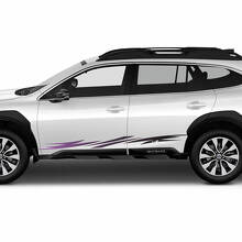 Side Stripes Gradient Vinyl Decal - Sporty Graphic Sticker suitable for Subaru Outback
 2