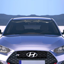 Windshield Decals Sticker for Hyundai Veloster
 2