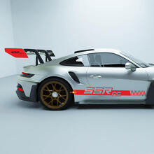 Porsche 911 Carrera RSR Stripes Side Decal Sticker
 3