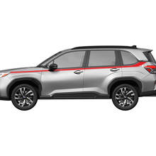 Side Up Doors Stripes Vinyl Decal - Graphic Sticker universal fit Suba Forester
 3