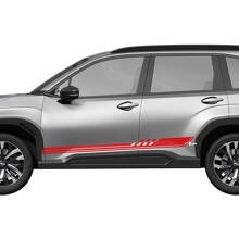 Decorated Side Stripes Vinyl Decal Kit for Subaru Forester_2