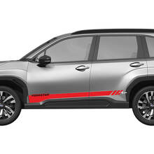 Side Doors Rocker Panel Stripes Vinyl Decal - Graphic Sticker universal fit Suba Forester
 3