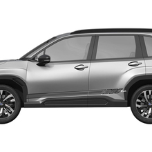 Side Doors Rocker Panel Racing Stripes Vinyl Decal - Graphic Sticker universal fit Suba
 3