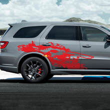 DODGE Durango RT Destroyed splash decal vinyl stickers
 2