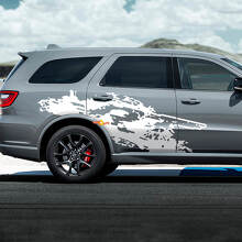DODGE Durango RT Destroyed splash decal vinyl stickers
 3