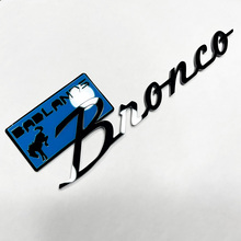 Bronco Badlands Fender Badges Tailgate Emblem 3D Badge Black vs Blue 1
 2