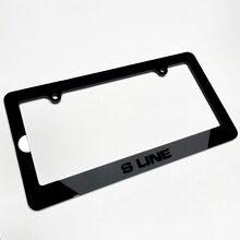 S Line Vehicle License Plate Covers Frames Decor for Audi S Line
 2