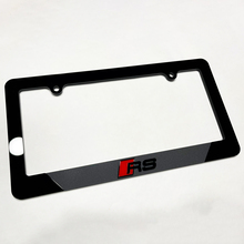 RS Vehicle License Plate Covers Frames Decor for Audi RS
 4