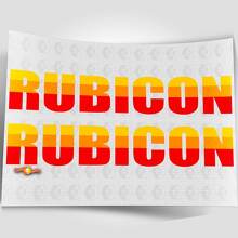 Custom Text Retro Style Hood Vinyl Decal Pair for Jeep Wrangler_6