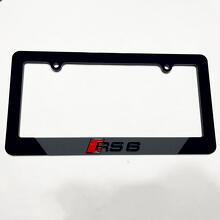 RS6 RS 6 Vehicle License Plate Covers Frames Decor for Audi RS6
 3