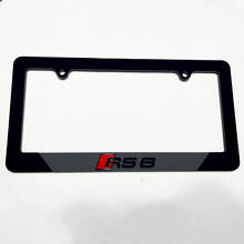 RS6 Style Acrylic License Plate Frame for Audi RS6_3