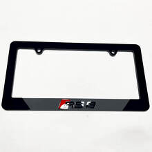 RS6 Style Acrylic License Plate Frame for Audi RS6_4