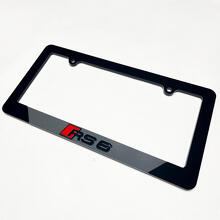 RS6 RS 6 Vehicle License Plate Covers Frames Decor for Audi RS6
 5