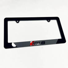RS6 Style Acrylic License Plate Frame for Audi RS6_6