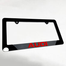 Vehicle License Plate Covers Frames Decor for Audi
 3