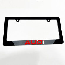 Vehicle License Plate Covers Frames Decor for Audi
 4