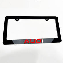 Vehicle License Plate Covers Frames Decor for Audi
 4