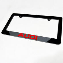 Stylish Vehicle License Plate Covers Frames for Audi Cars_5