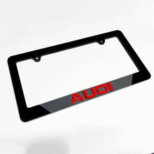 Stylish Vehicle License Plate Covers Frames for Audi Cars_6