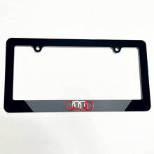 Rings Logo Vehicle Number Plate Covers Frames Decor for Audi 2