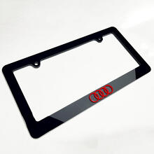 Vehicle License Plate Covers Frames Decor for Audi
 3