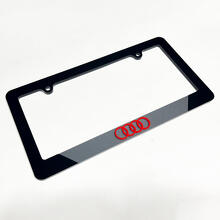 Vehicle License Plate Covers Frames Decor for Audi
 6