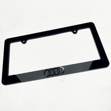 Rings Vehicle License Plate Covers Frames Decor for Audi 2
 3