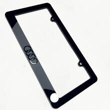 Rings Vehicle License Plate Covers Frames Decor for Audi 2
 4