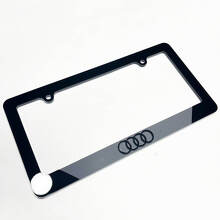 Rings Vehicle License Plate Covers Frames Decor for Audi 2
 5