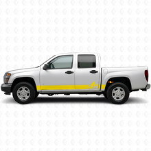 Layered Peaks Door & Rocker Panel Vinyl Stripes for Chevrolet Colorado 1st Gen 2004-2012_3