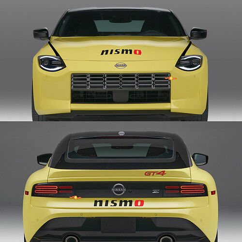 Nismo GT4 Decal Kit for Nissan Z GT4
