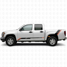 Rising Accent Door & Bedside Vinyl Stripes for Chevrolet Colorado 1st Gen 2004-2012_2