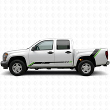 Rising Accent Door & Bedside Vinyl Stripes for Chevrolet Colorado 1st Gen 2004-2012_4