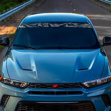 Windshield Mountains Banner Decal Sticker - Custom Vinyl Graphics fit to Dodge Hornet
 2