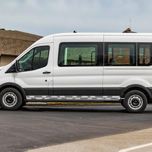 Ford Transit Vinyl Side Checkered Stripes Decals
 2