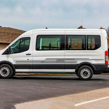 Musclecar Transit Custom Text Vinyl Side Stripes Decals
 2