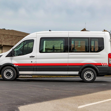 Ford Transit Racing Graphics Vinyl Side Stripes Decals Stickers 2
 2