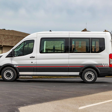 Ford Transit Racing Graphics Vinyl Side Stripes Decals Stickers 2
 3