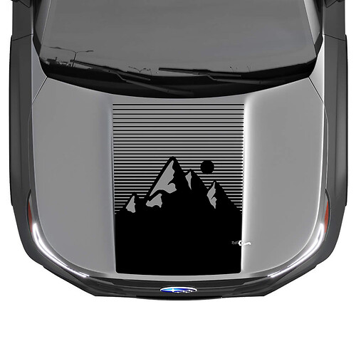 Mountains Hood Vinyl Sticker Decal Graphic for Suba Forester
 1