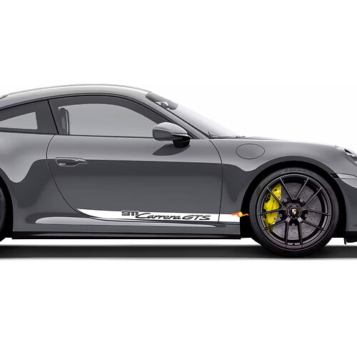 Side Doors  Stripes Kit Decal Sticker for Porsche 911 Carrera GTS
 1