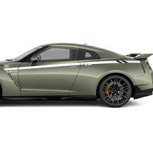 Side Doors Racing Stripes Decal Kit for Nissan GT-R
 3