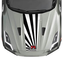 Side Doors Racing Stripes Decal Kit for Nissan GT-R
 2